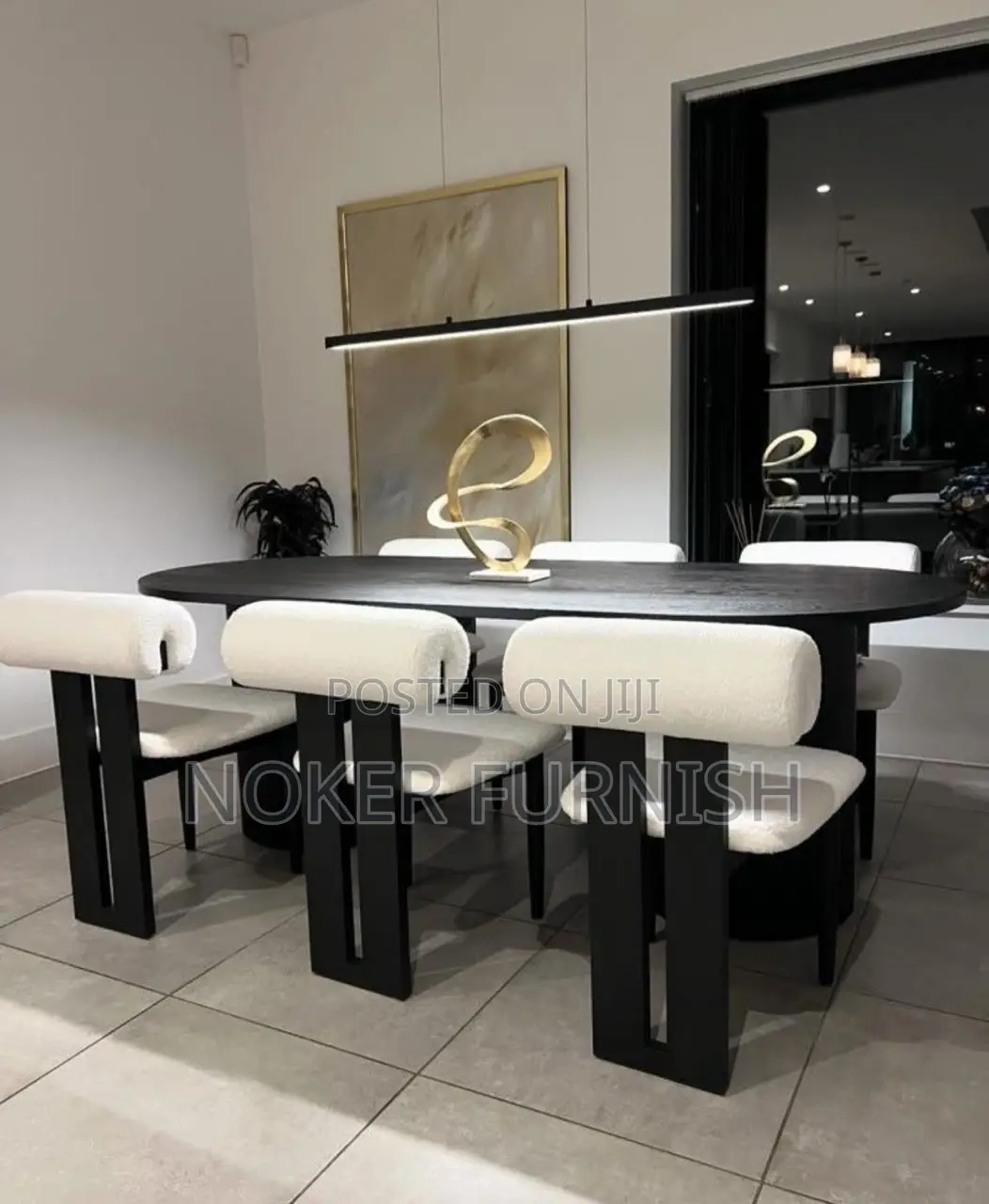 Wooden Dining Table With Chairs