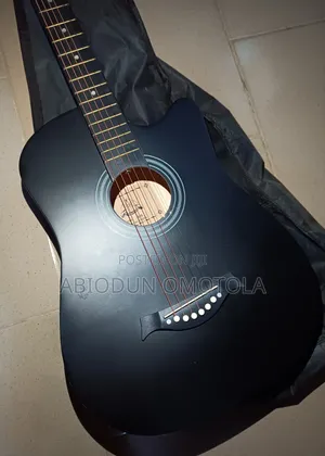 Black Acoustic Guitar