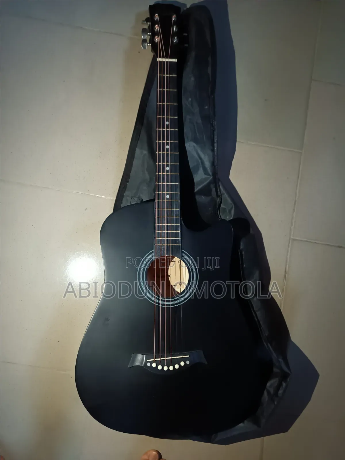 Black Acoustic Guitar