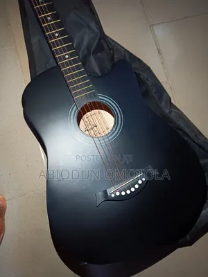 Black Acoustic Guitar