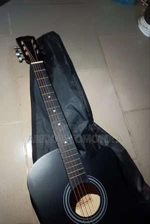 Black Acoustic Guitar