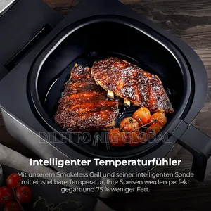 Smokeless Grill, Electric Grill With Cyclonic Air Max Technology