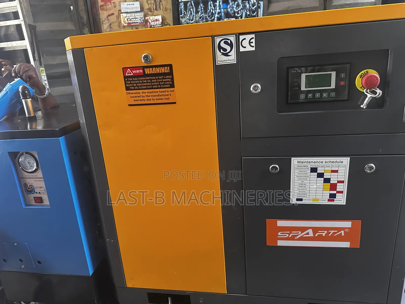 All in One Screw Compressor Machine (15kw,20hp,8bar)