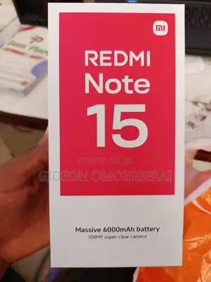 New Xiaomi Redmi Note 15 128 GB Black