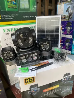 Brand New 4g Solar Ultra Hd Triple Lens Security Camera.