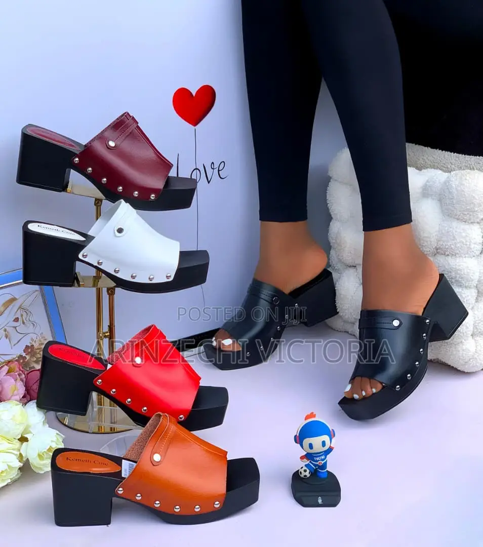 Block Slipper Heel