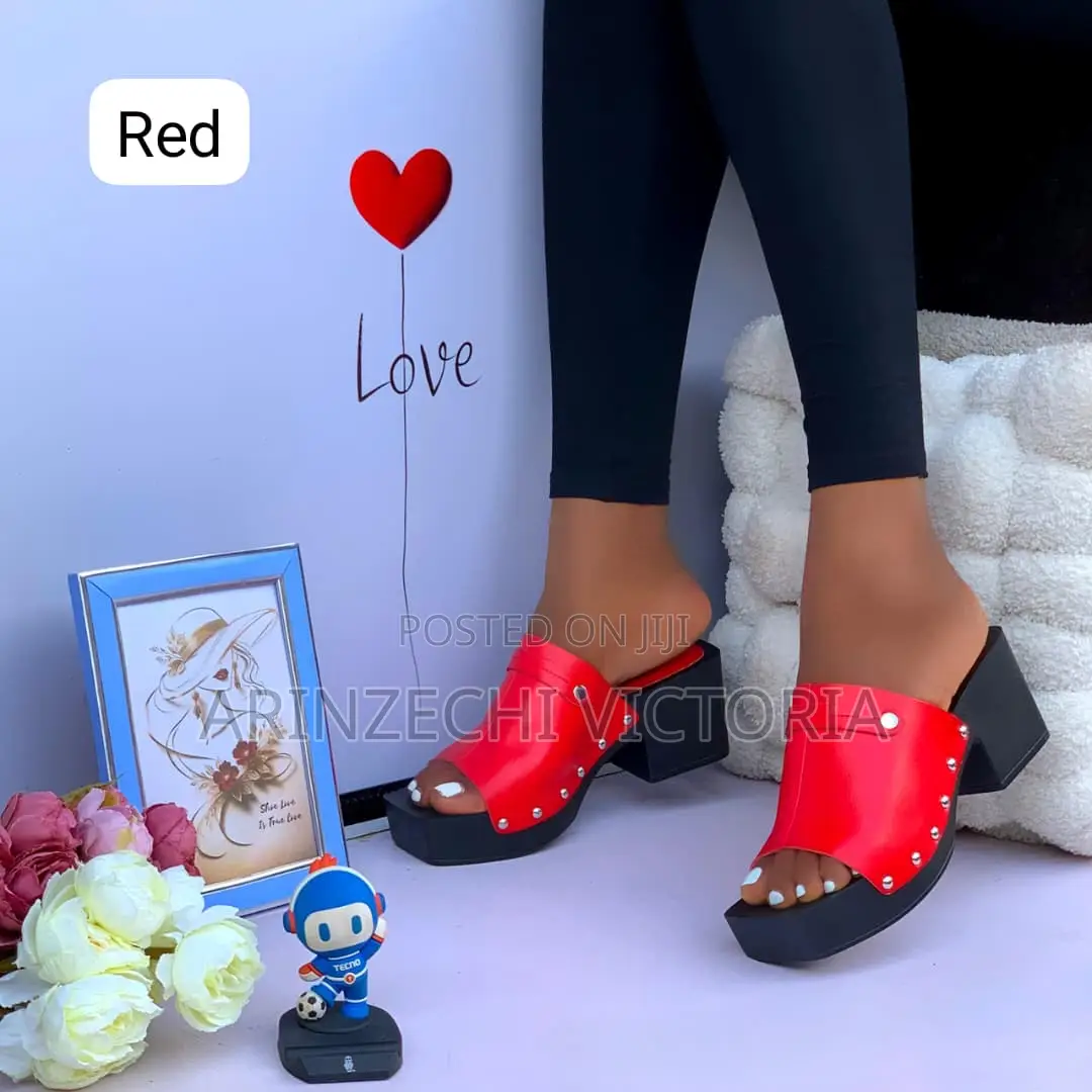 Block Slipper Heel