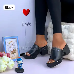 Block Slipper Heel