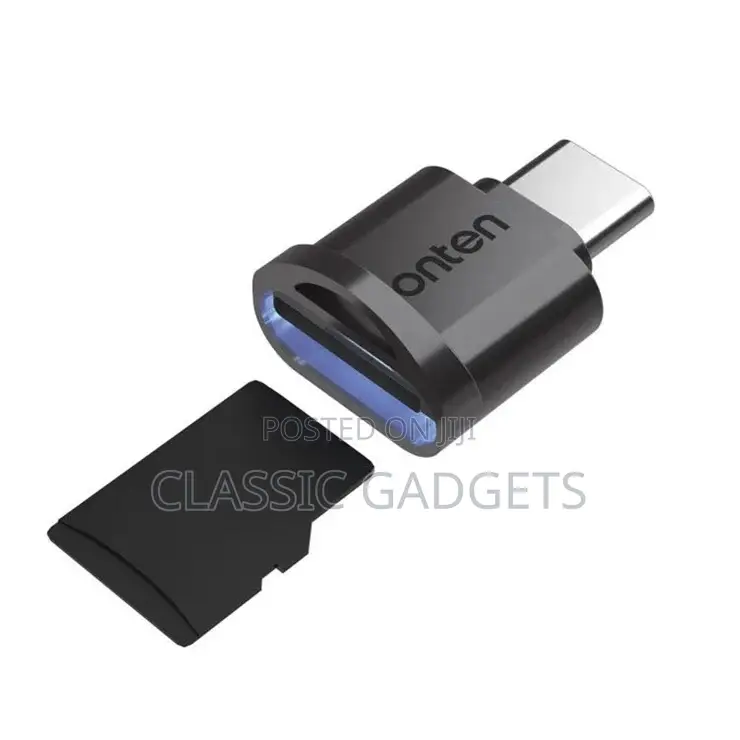Onten Otn-Cr533 Type C to Mini Sd/Tf Card Reader and Transfer Adapter