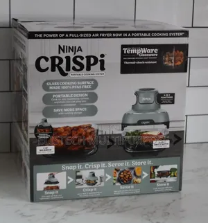 Ninja Crispi 4-in-1 Portable Glass Air Fryer Cooking System.