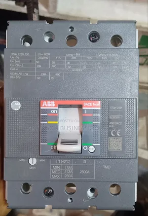 Original 250a 3pole Abb Tmax McCb.