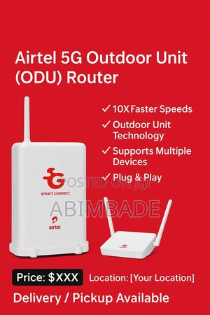 Airtel 5g Odu Unlimited Router (Smart Connect) - Abimbade Price: ₦ ...