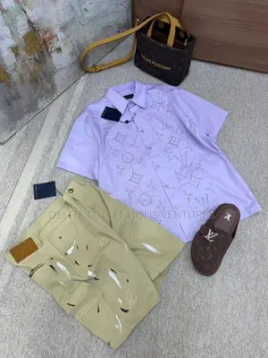 Gray Original Louis Vuitton Shirt Available