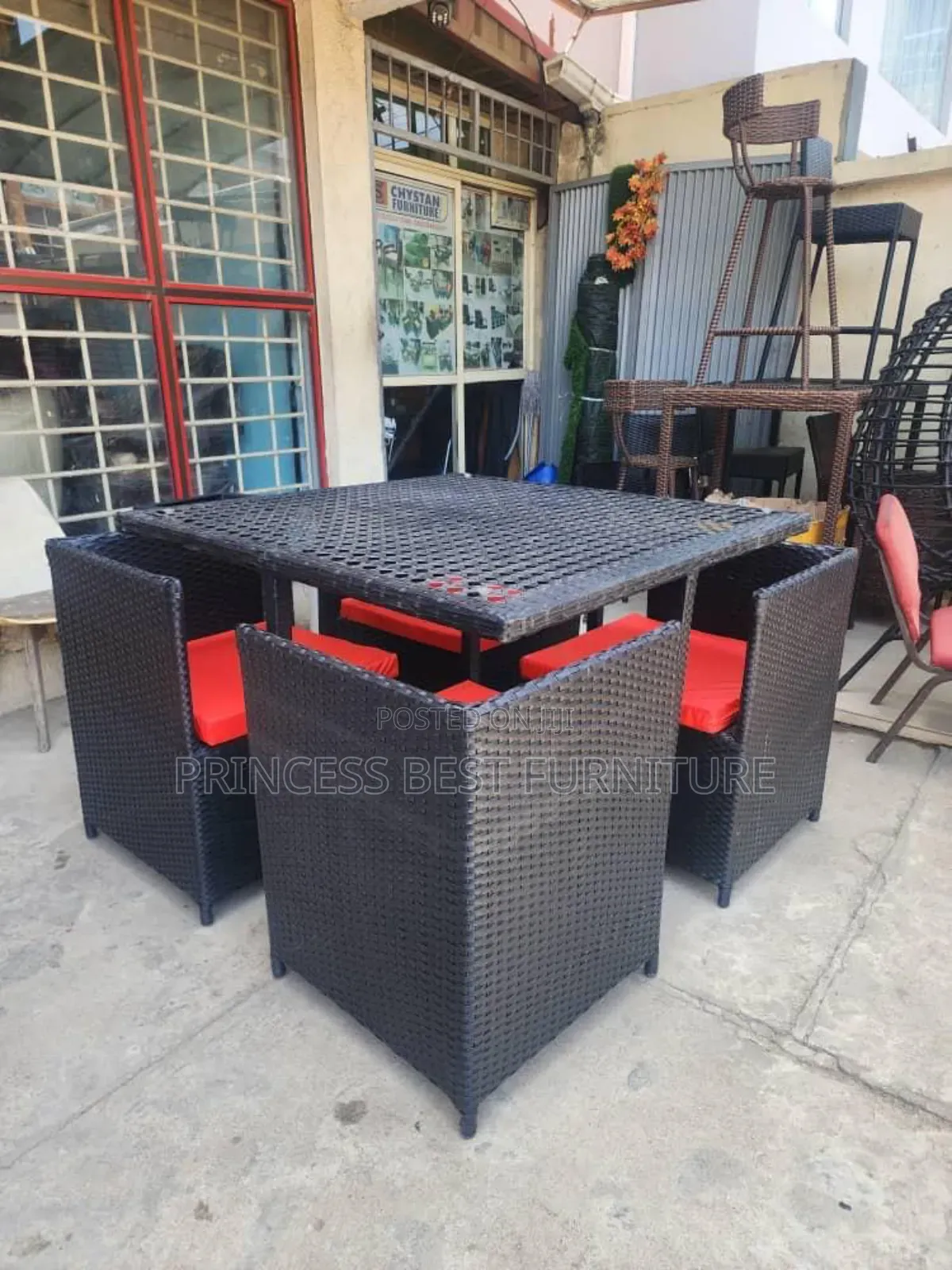 Outdoor 4seater Rattan Set