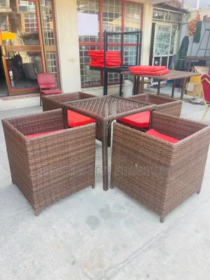 Brown Outdoor 4seater Rattan Set