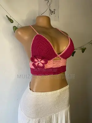 Crochet Tropical Bralette Top