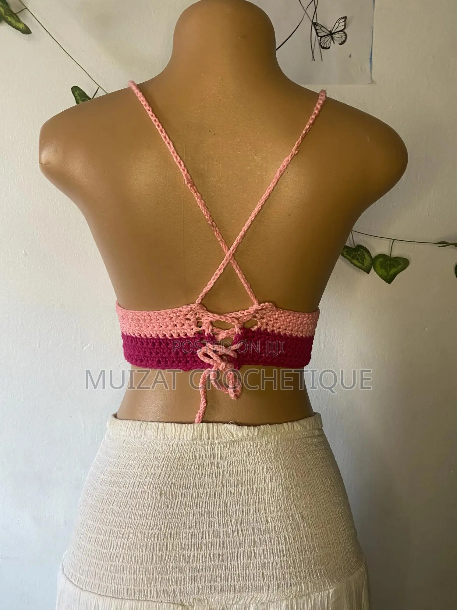 Crochet Tropical Bralette Top