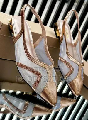 Pointed-Toe Slingback Flats