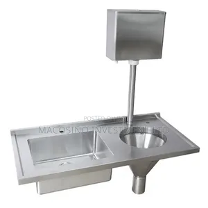 Foreign Used Stainless Steel Medical Sluice Sink