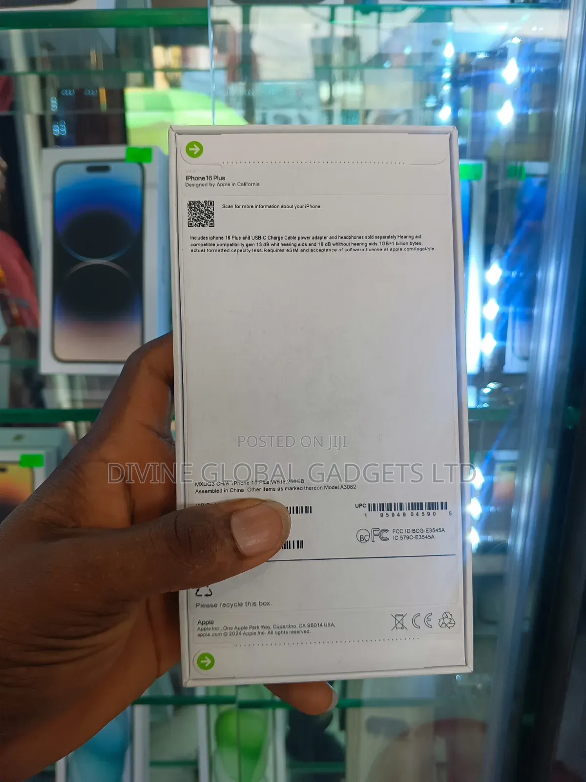 New Apple iPhone 16 Plus 256 GB White