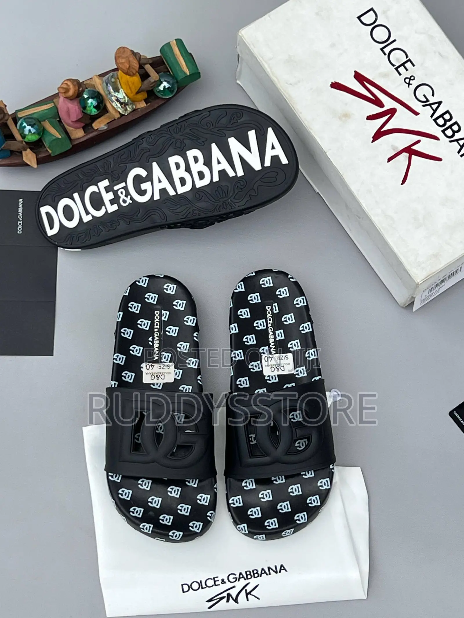 Dolce Gabbana Branded Slides