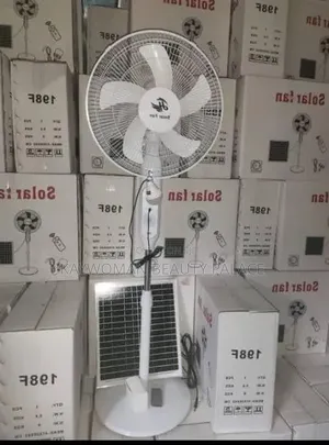 Solar and Rechargeable Fan