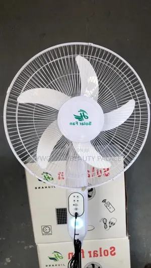 Solar and Rechargeable Fan