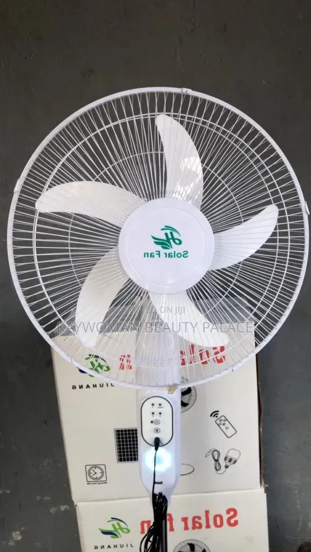 Solar and Rechargeable Fan