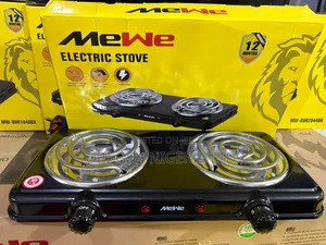 Mewe Double Burner Electric Stove 1000w* Set