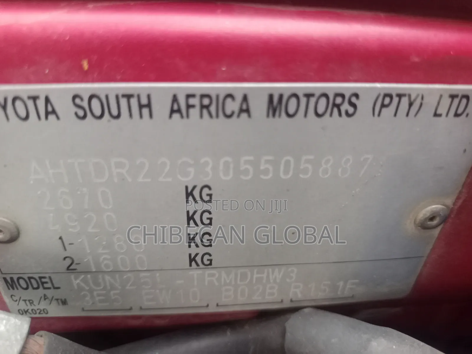 Toyota Hilux 2.5 D-4D SRX 2010 Red