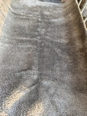 5 by 7 Silver Grey Turkish Used Center Rug