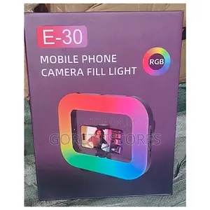 E-30 Mobile Camera Fill Light RGB With Tripod