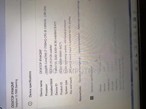 Laptop Dell Inspiron 15 7000 16GB Intel Core i7 SSD 256GB