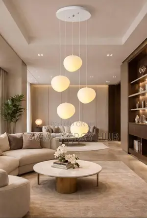 Luxury 5 Set Led Globe Chandelier