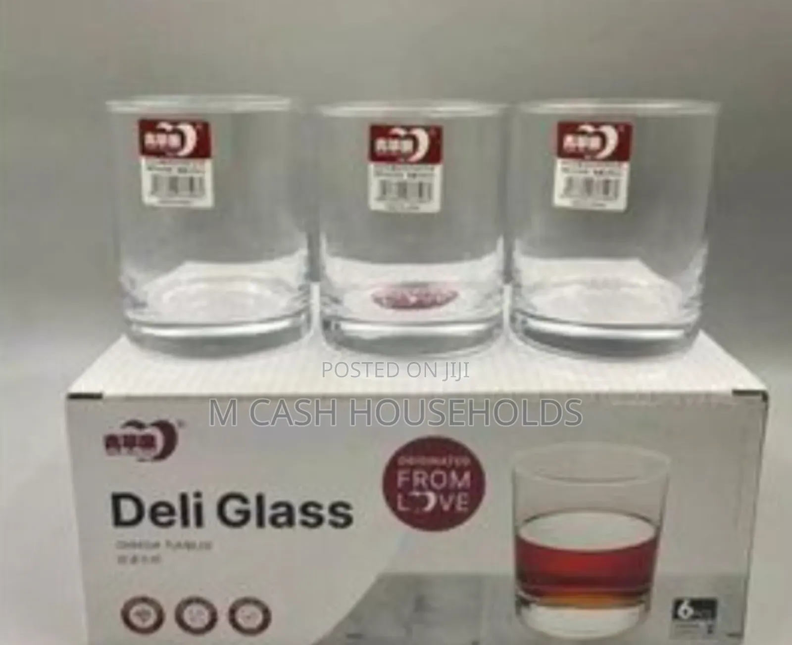 6pices Shot Whiskey Glass Cup