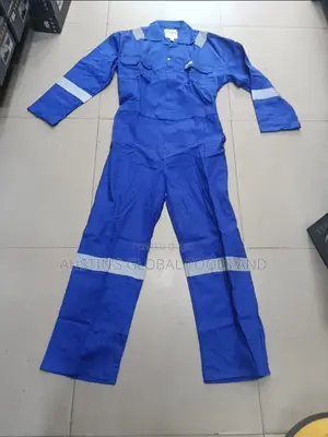 Blue Vaultex Cotton Professional Safety Coverall