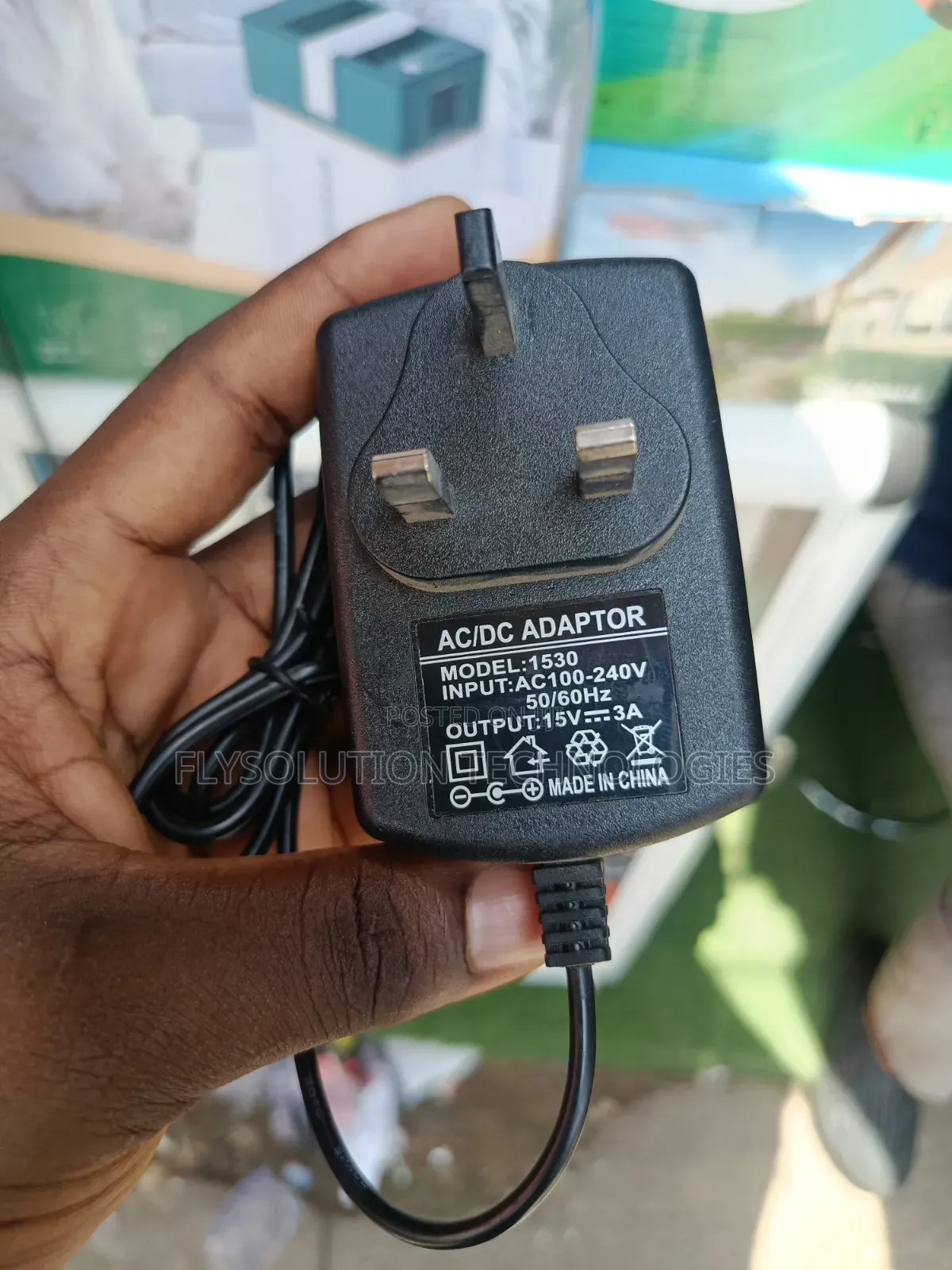 1530 Ac/Dc Power Adaptor 15v, 3a Output
