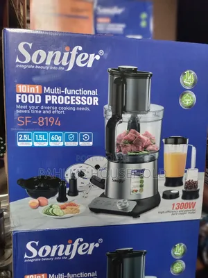 Multipurpose 10-in-1 Sonifer Food Processor