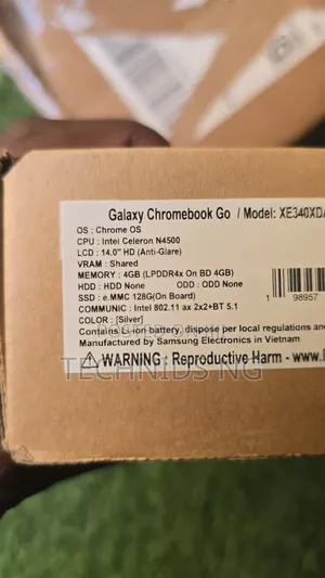 New Laptop Samsung Chromebook XE310 4GB Intel Celeron SSD 128GB