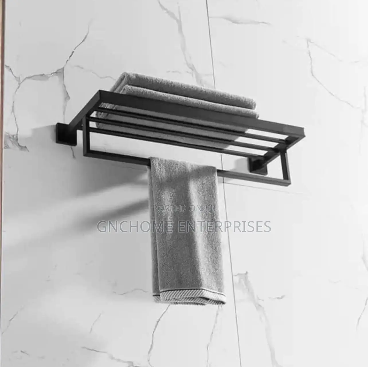 Square Tower Hangers Black