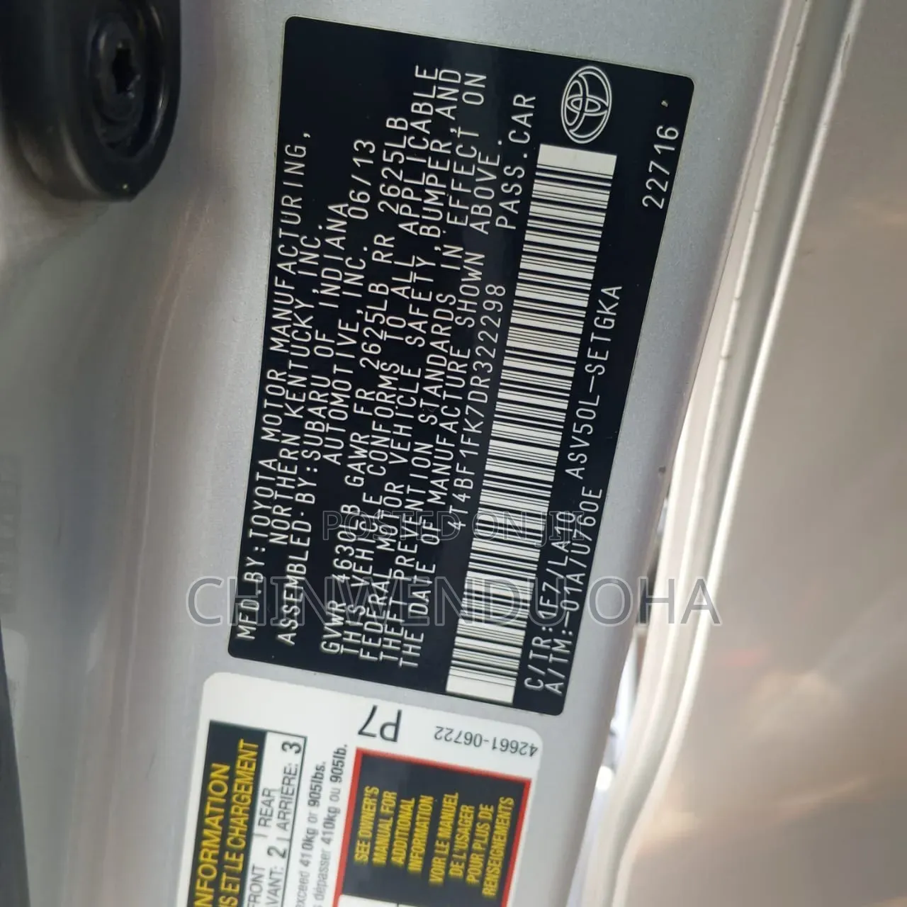 Toyota Camry 2014 Silver