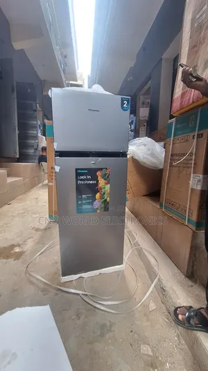 Brand New Hisense 205l Double Door Fridge Faster Cooling Key External