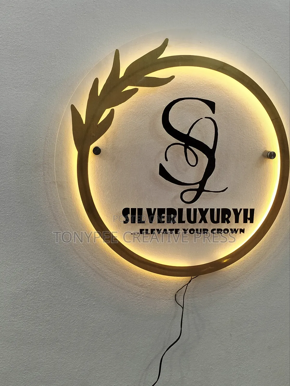 3d Logo Sign Plus Light