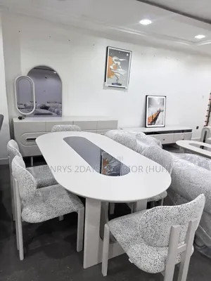 A Set of Turkish Sofa and Dining Table White Volor