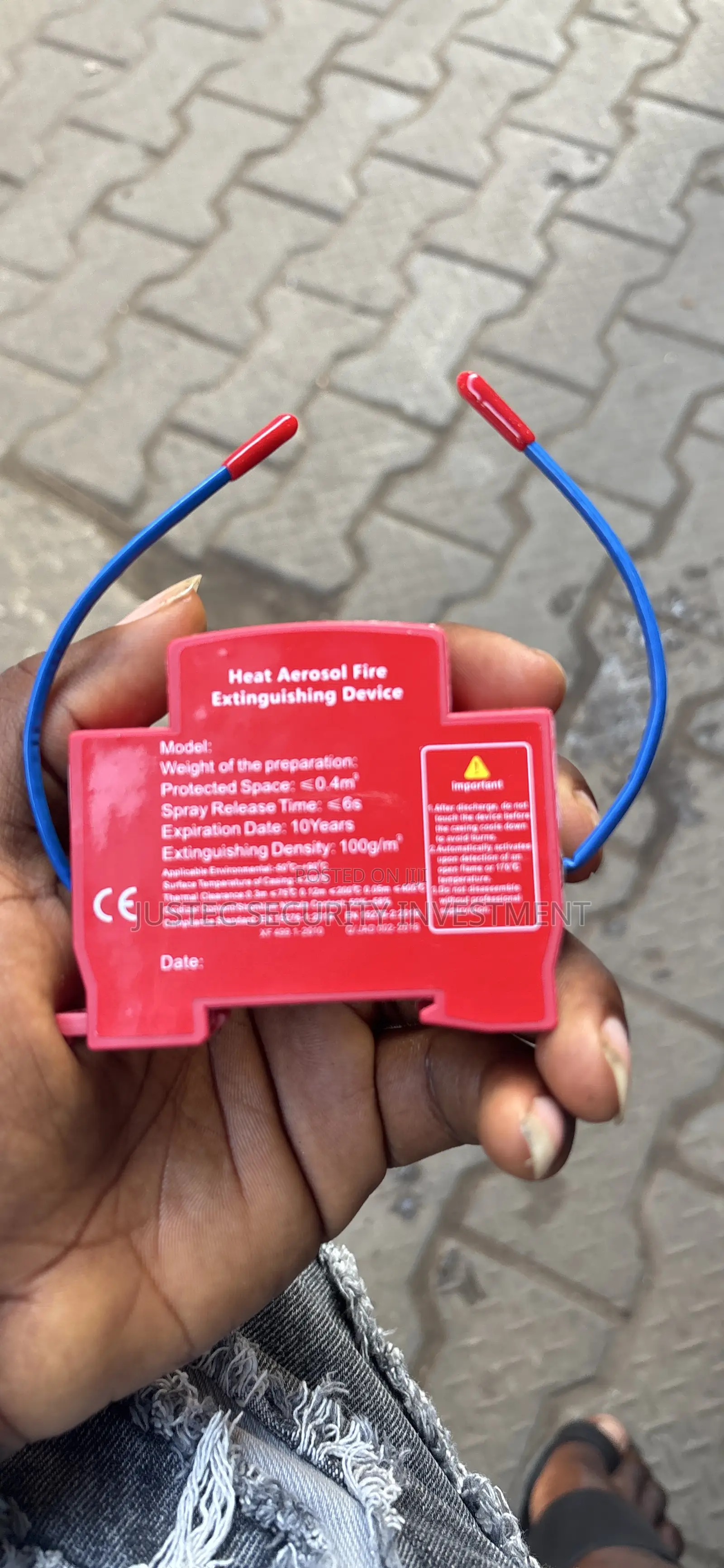 Heat Aerosol Fire Extinguishing Device Fire Ball
