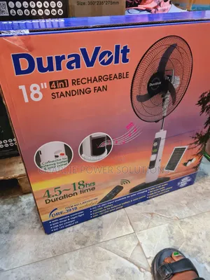 Duravolt 18inches Solar Fan
