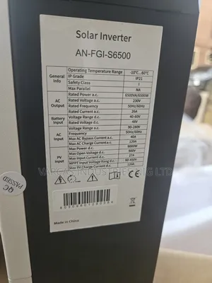 Anern a 6500wtts Hybrid Inverter