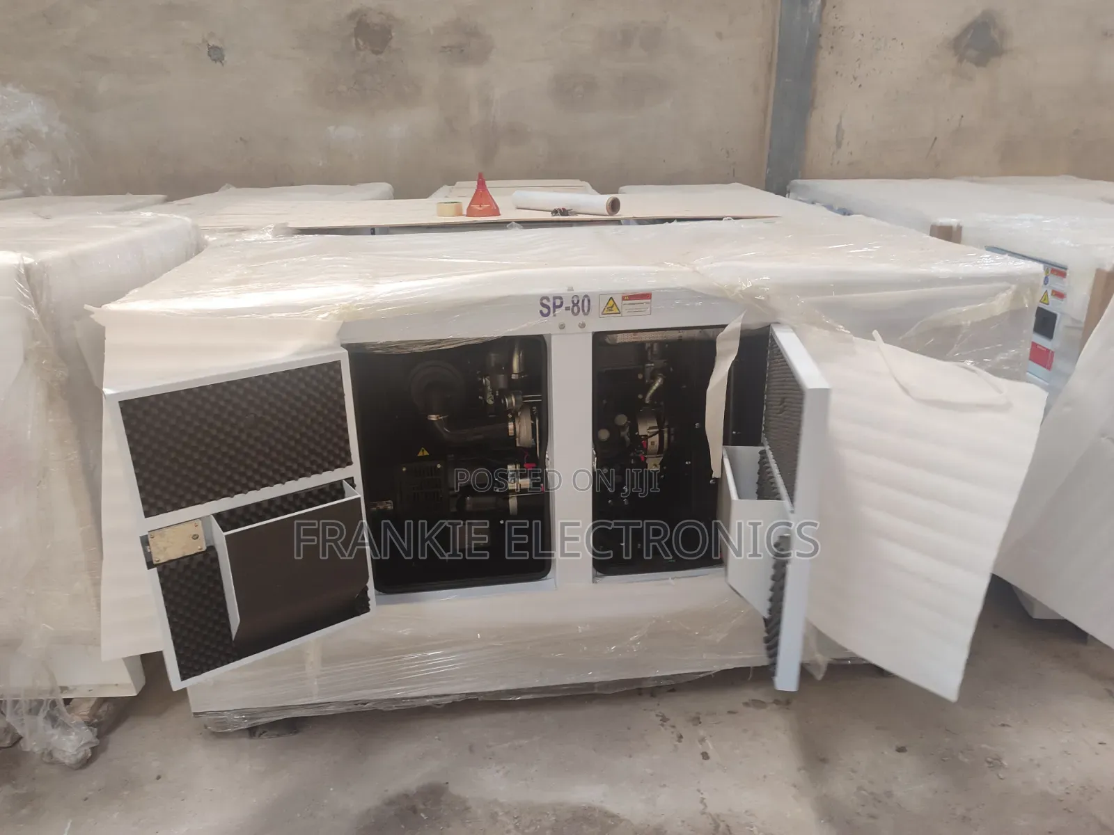 Original Perkins 80kva Soundproof Generator 100% Copper Coil