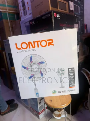 Lontor 18” Rechargeable Fan