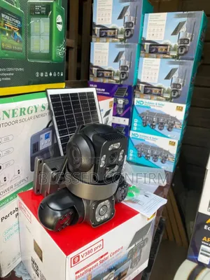 V380 Pro Smart Outdoor Triple Lens Intelligent Solar Security Camera